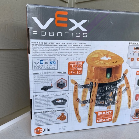 NÉW! $99 VEX Robotics Spider Motorized RC Giant Walking Robot Hexbug Toy Build - Picture 7 of 7